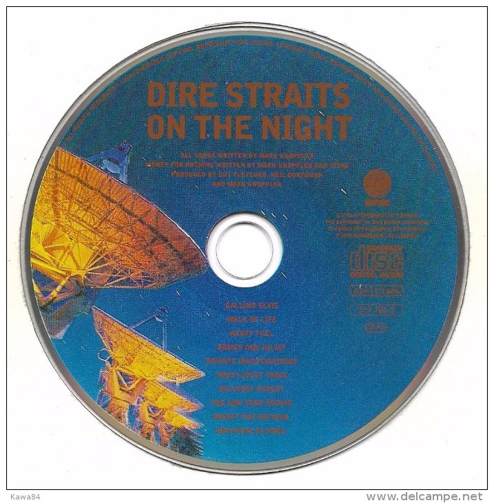 CD  Dire Straits / Sting  "  On The Night  " - Rock