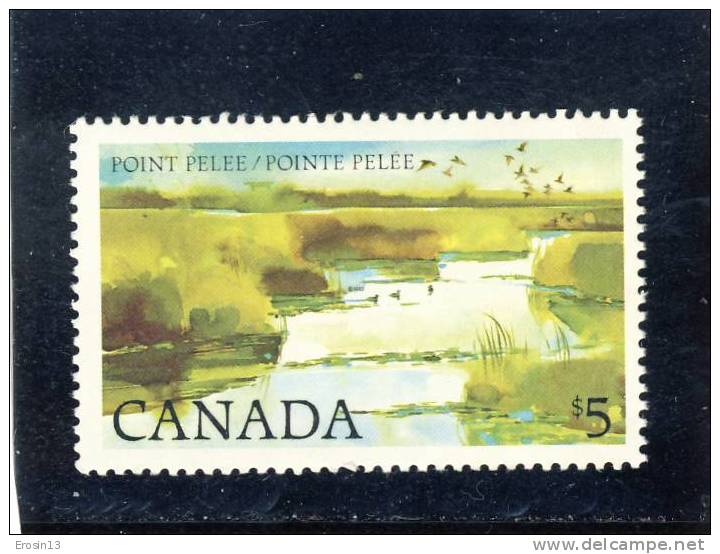 TIMBRES - CANADA - Y.T. 827 ** Parc National De La Pointe Pelée - Neufs