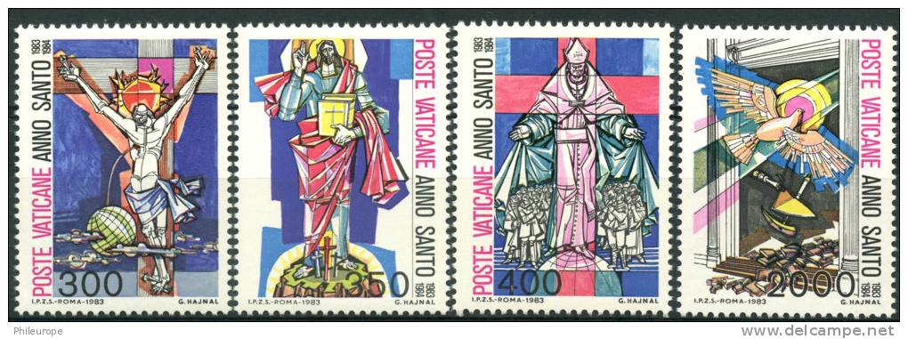 Vatican (1983) N 739 à 742 ** (Luxe) - Neufs