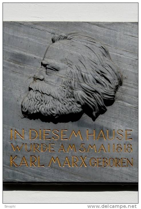 ( AN03-075  ) @      Karl Marx Monument   .   Pre-stamped Card  Postal Stationery- Articles Postaux - Karl Marx