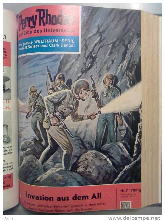 Perry Rhodan magazine from 1st number to 537 without 45 numbers(read in description),original 1st edition on German!