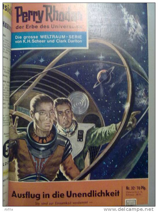 Perry Rhodan magazine from 1st number to 537 without 45 numbers(read in description),original 1st edition on German!