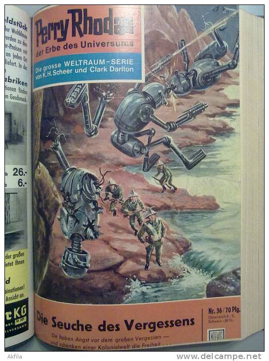 Perry Rhodan magazine from 1st number to 537 without 45 numbers(read in description),original 1st edition on German!