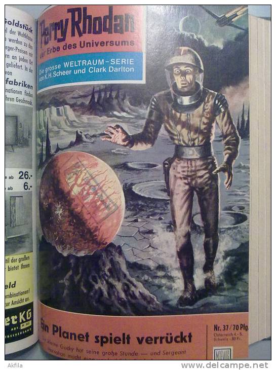 Perry Rhodan magazine from 1st number to 537 without 45 numbers(read in description),original 1st edition on German!