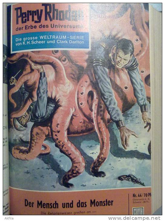 Perry Rhodan magazine from 1st number to 537 without 45 numbers(read in description),original 1st edition on German!