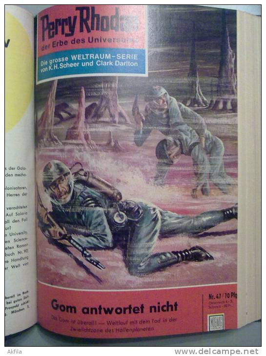 Perry Rhodan magazine from 1st number to 537 without 45 numbers(read in description),original 1st edition on German!