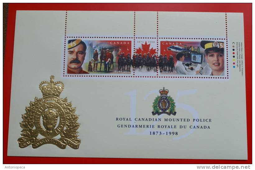 CANADA 1998 ROYAL POLICE  SHEET MNH** - Blocs-feuillets