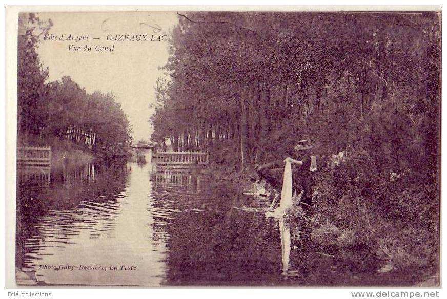 33......Cazeaux......Le Canal.. Lavandières - Sonstige & Ohne Zuordnung