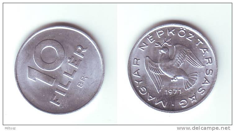 Hungary 10 Filler 1971 - Hungary