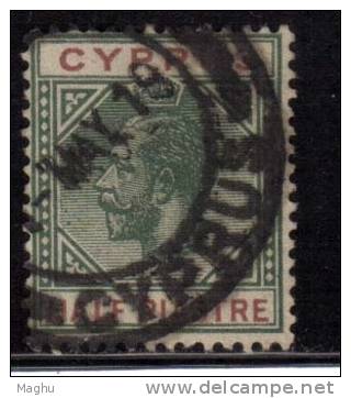 Cyprus Used 1912, KGV 1/2p - Chipre (...-1960)