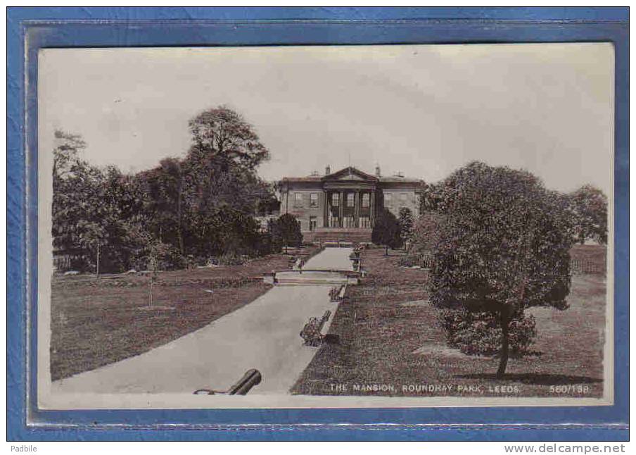 Carte Postale  Angleterre Leeds The Mansion Roubdhay  Trés Beau Plan - Leeds