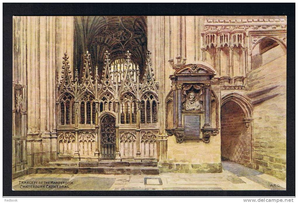 RB 817 - J. Salmon ARQ A.R. Quinton Postcard - Transept Of The Martyrdom Canterbury Cathedral Kent - Canterbury