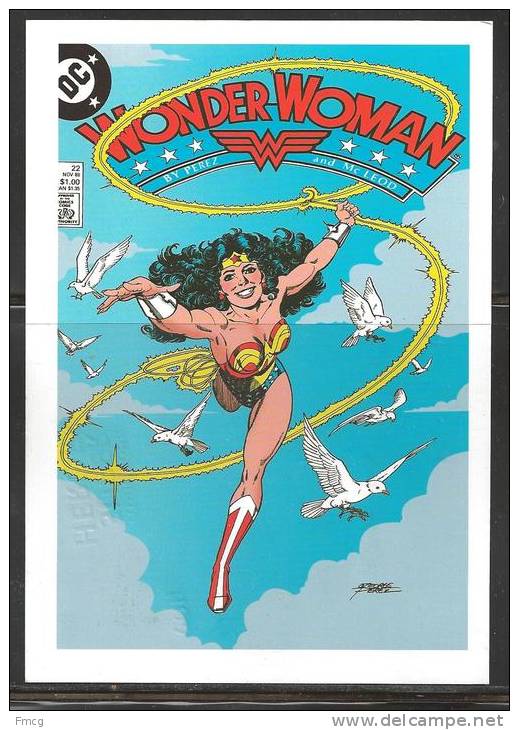 2006 DC Comic Postal Card - First Day Cancel - Wonder Woman - 2001-10