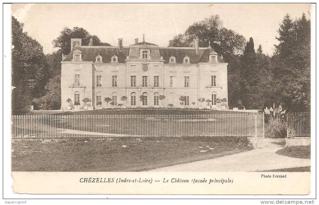 J : Indre Et  Loire :  CHEZELLES    : Le  Château - Autres & Non Classés