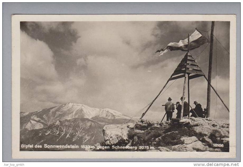 Heimat AT N.O. Semmering 1 1930-06-15 Kasten-O Auf Ansichtskarte - Storia Postale