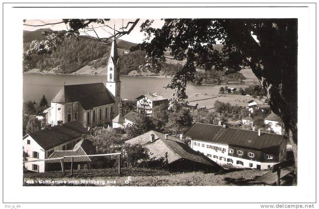 Deutschland - Schliersee Vom Weinberg Aus - 1952 - Schliersee