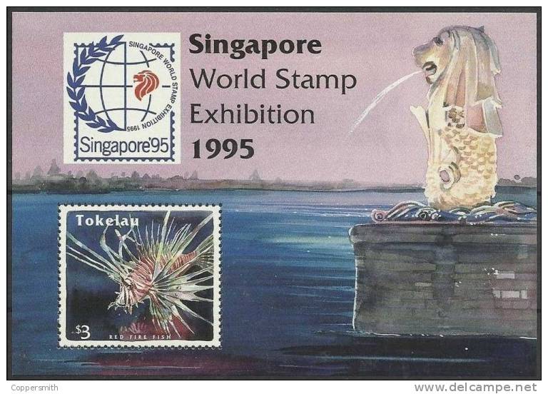 (061) Tokelau  Fish Sheet / Bf / Bloc Poissons / Fische / Vissen / Singapore 95  ** / Mnh  Michel BL 5 - Tokelau