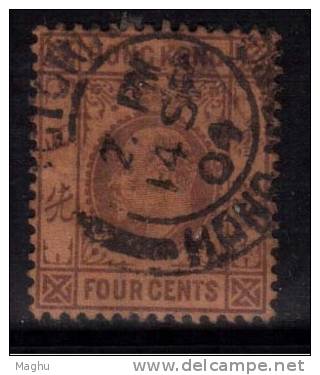 Hong Kong Used 1903-1906, Edward 4c - Gebruikt