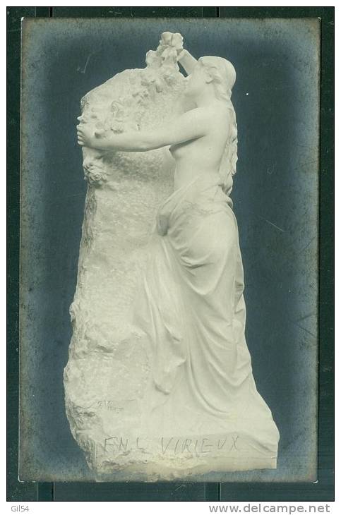 Salon 1909 -  Virieux ( François  Nicolas Louis ) - Allégorie Pour Un Tombeau  TE119 - Sculpturen