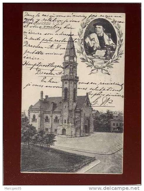 Zwickau I.s. Lutherkirche édit.max Scholz N° 914 - Zwickau