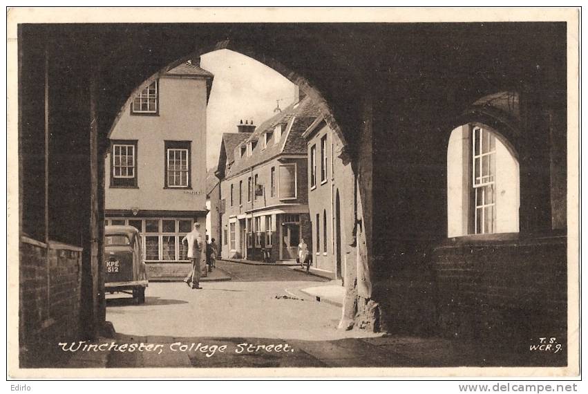 WINCHESTER College Street - Stamped - 1956 - - Winchester