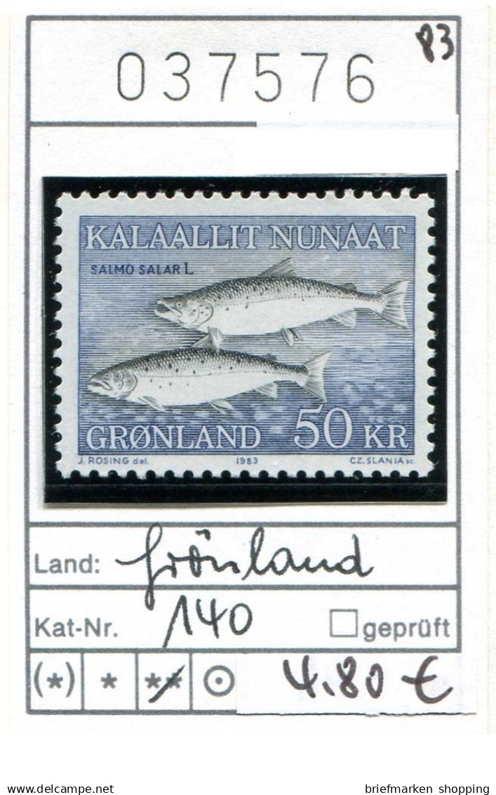 Grönland - Greenland -  Michel 140 - ** Mnh Neuf Postfris - Ongebruikt