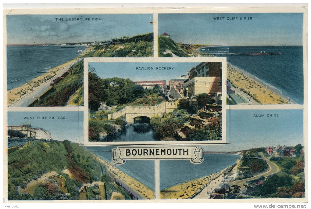 ROYAUME UNI - ENGLAND - Souvenir Of BOURNEMOUTH - Bournemouth (hasta 1972)