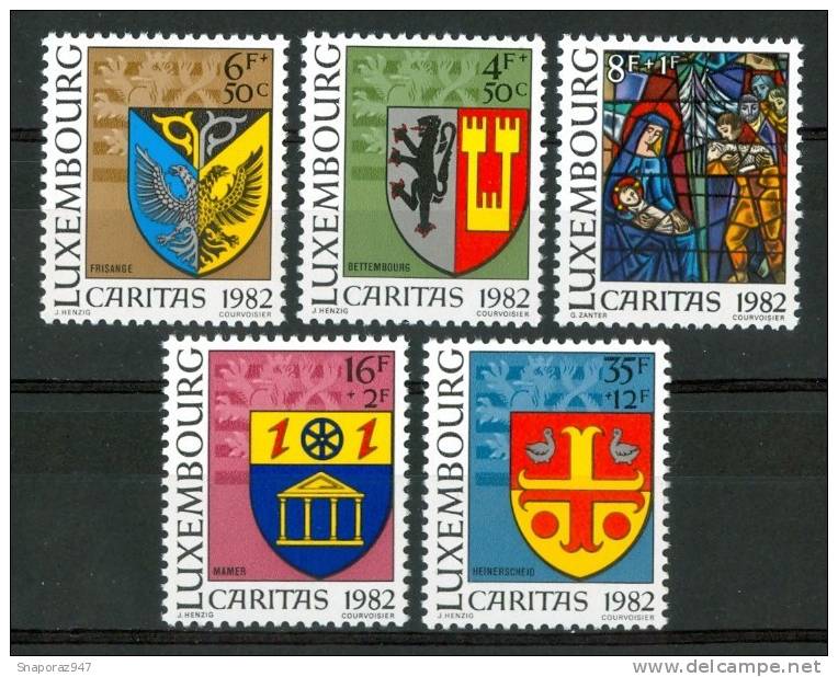 1982 Lussemburgo Natale Christmas Noel Set MNH**B136 - Unused Stamps