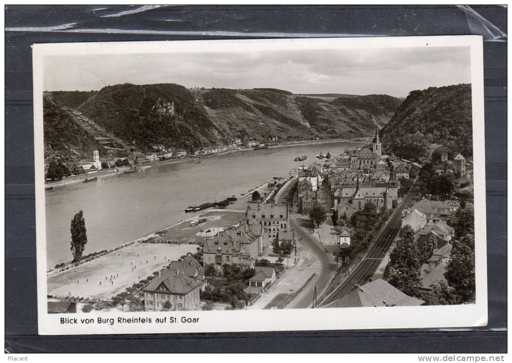 23661   Germania,   Blick  Von  Burg  Rheinfels  Auf  St.  Goar,  VG   1952 - St. Goar