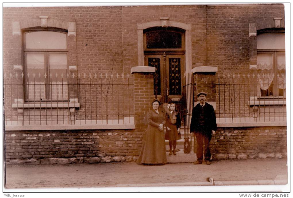 Photo Carte JEMEPPE SUR SAMBRE Rue Du Grand Bois, Actuellement Rue F Hittelet  1910 - Jemeppe-sur-Sambre