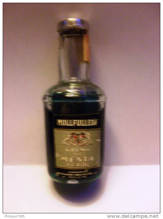 Crema  De Menta Verde Espagnole - Distillerie Molfulleda - Non Ouverte - Miniatures