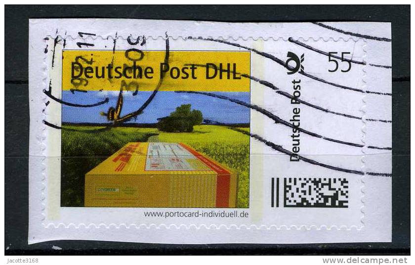 2011 / BRD  Vignette 0.55 Euro; Obl.Deutsche Post Sagt Danke - Privées & Locales