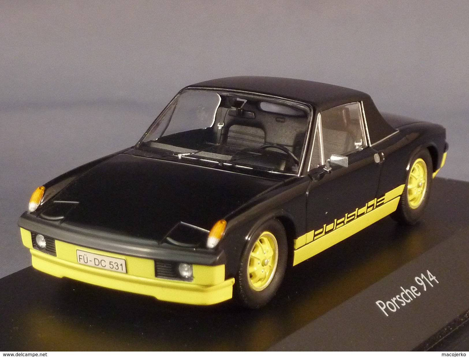 Schuco 03705, Porsche 914 Bumblebee, 1974, 1:43 - Schuco