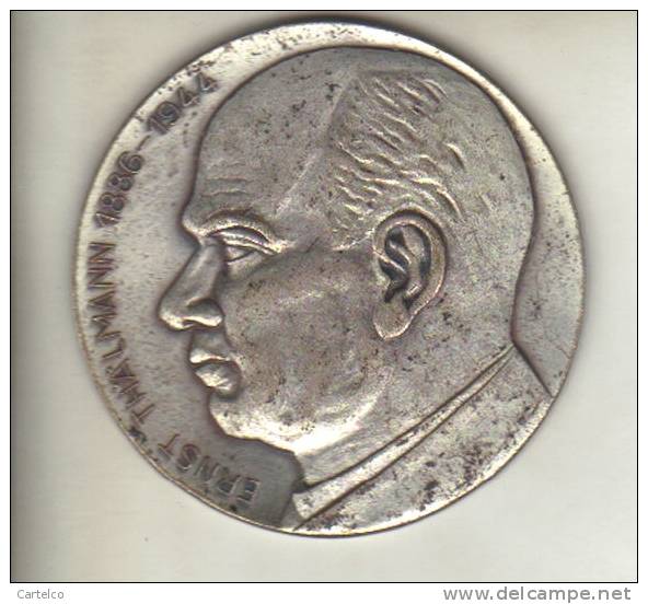 Ernst Thalmann 1866-1944 , Medal - Andere & Zonder Classificatie