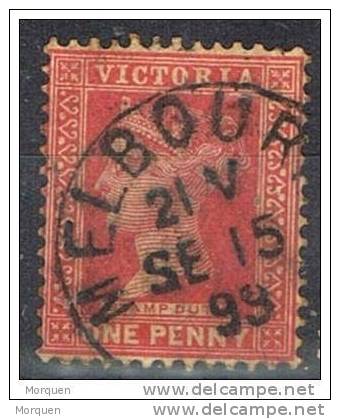 Lote 7 Sellos VICTORIA Colonia Inglesa  Yvert Num 84, 85, 85a, 96, 101, 114, 120 º - Used Stamps