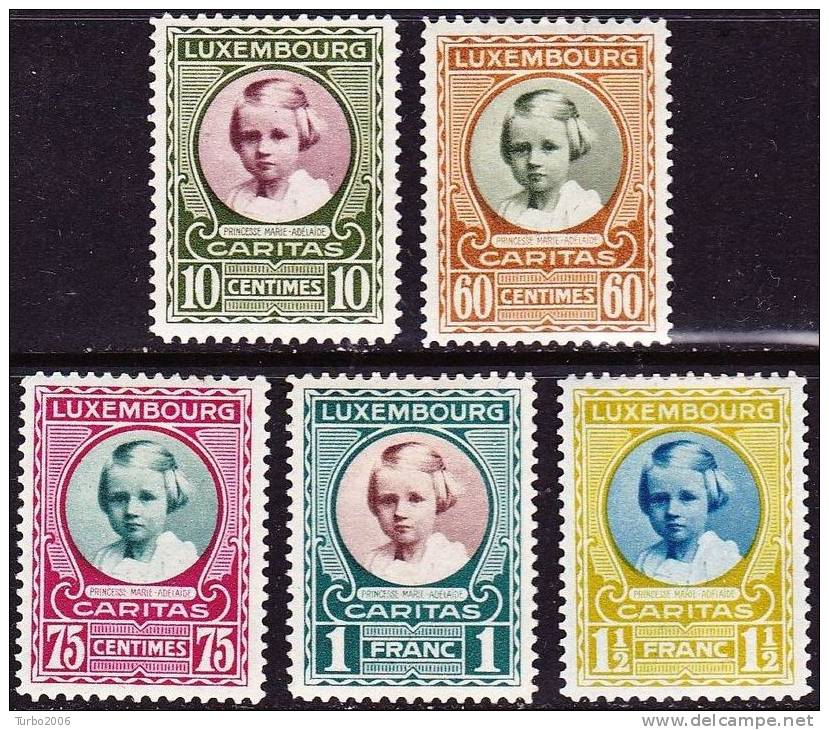 1928 Kinderhilfe : Prinzessin Marie Adelheit Kompletter Satz  Mit Falz Michel 208 / 212 - Ongebruikt