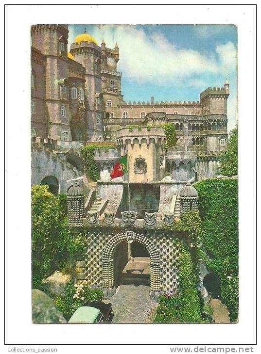 Cp, Portugal, Sintra, Porte Arabe, Voyagée 1966 - Otros & Sin Clasificación