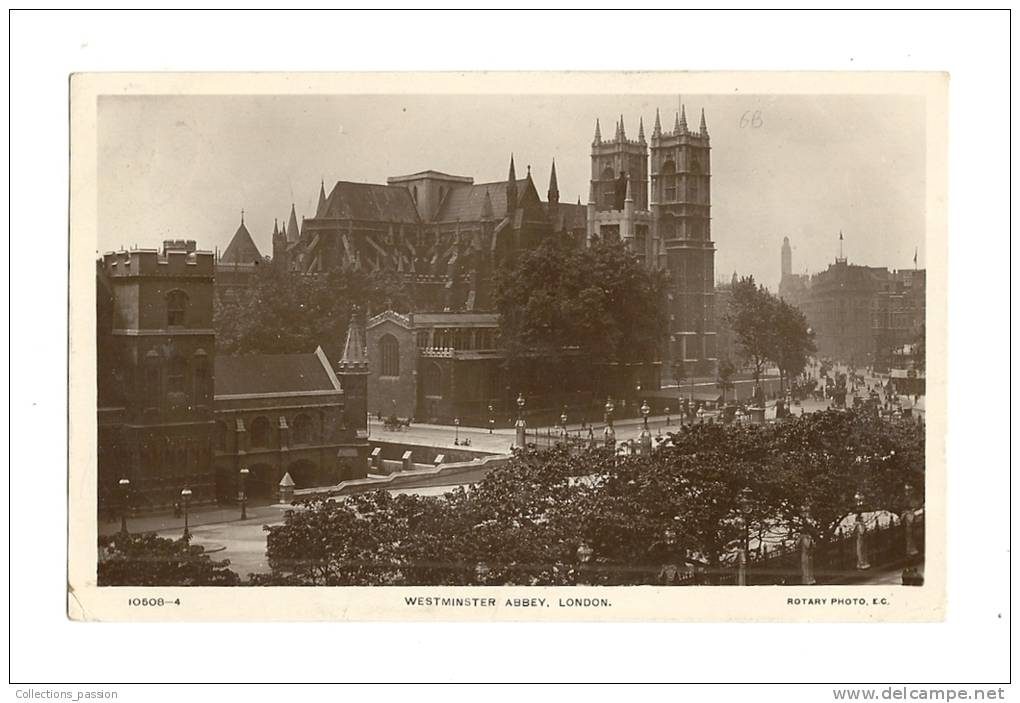 Cp, Angleterre, Londres, Westminster Abbey,  Voyagée - Westminster Abbey