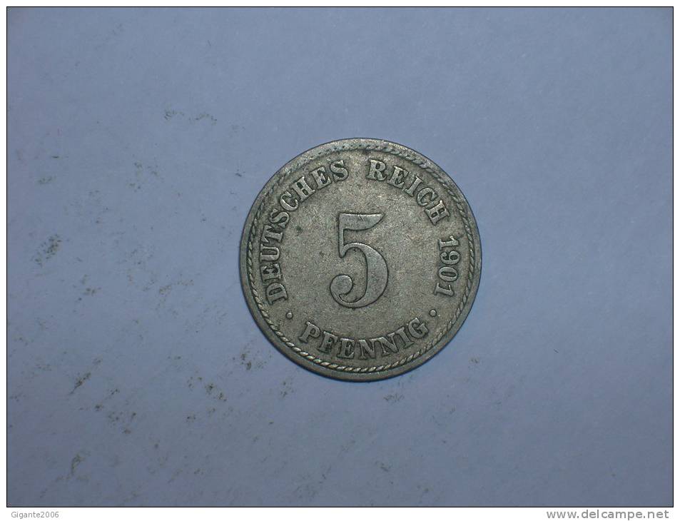 5 Pfennig 1901 A (267) - 5 Pfennig
