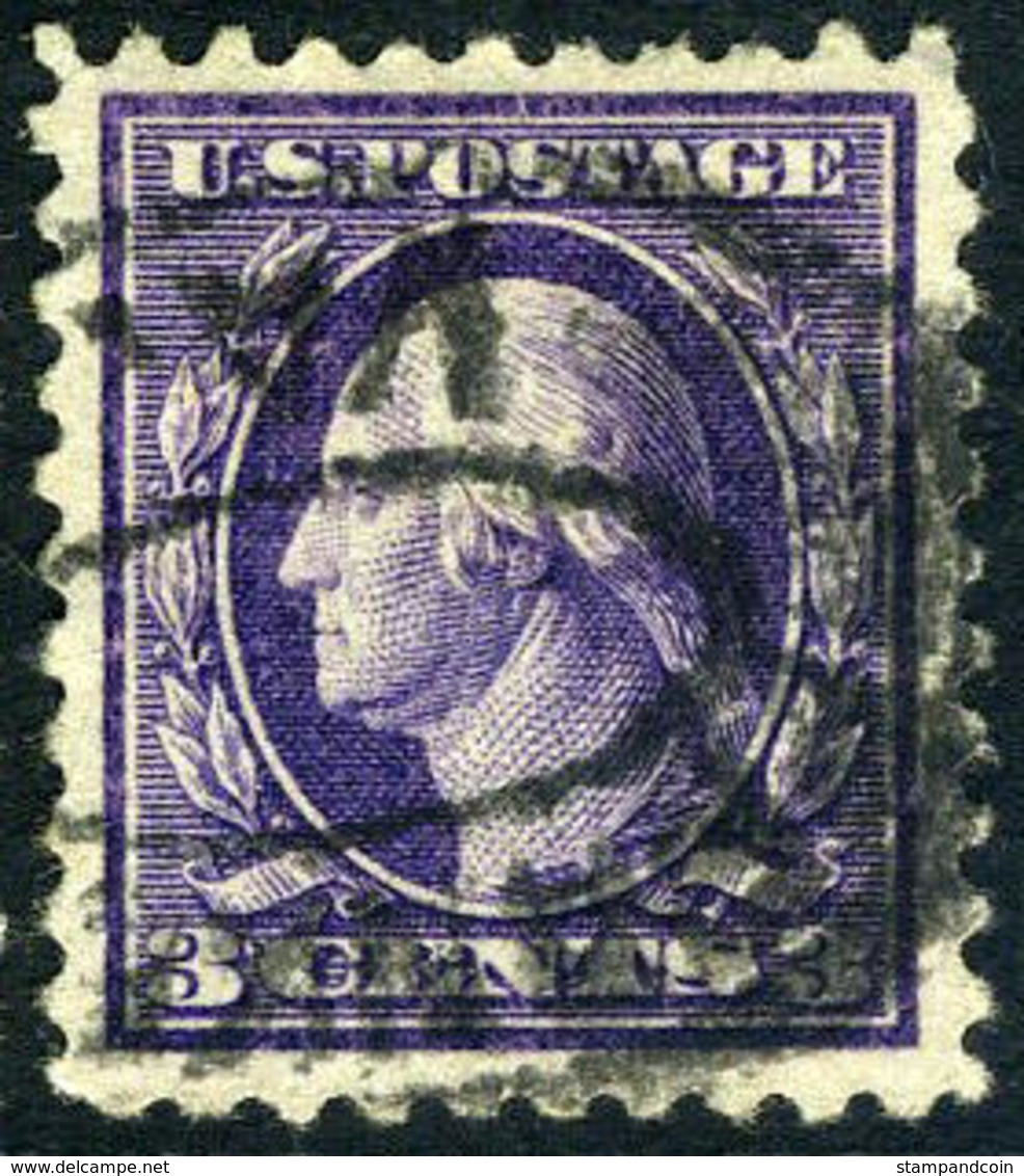 US #464 XF Used 3c Washington From 1916 - Rollenmarken