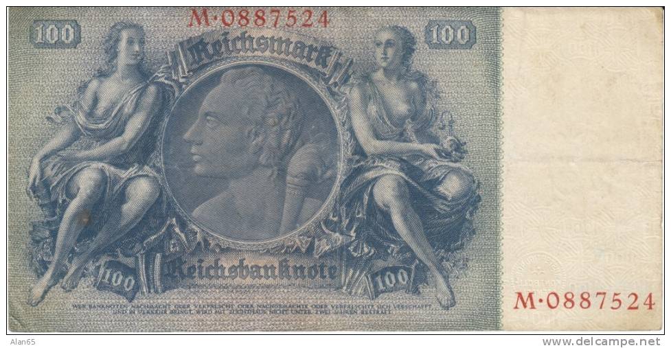 Germany #183a, 100 Reichsmark, 24.6.1935 Banknote Currency - 100 Mark
