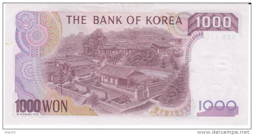 South Korea #47, 1000 Won 1983, Banknote Currency - Korea, South