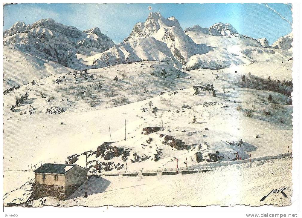 COL DU SOMPORT-le Poste Frontière Espagnol- Le Pic D'aspe-(angle Haut Droit Plié) - Col Du Somport