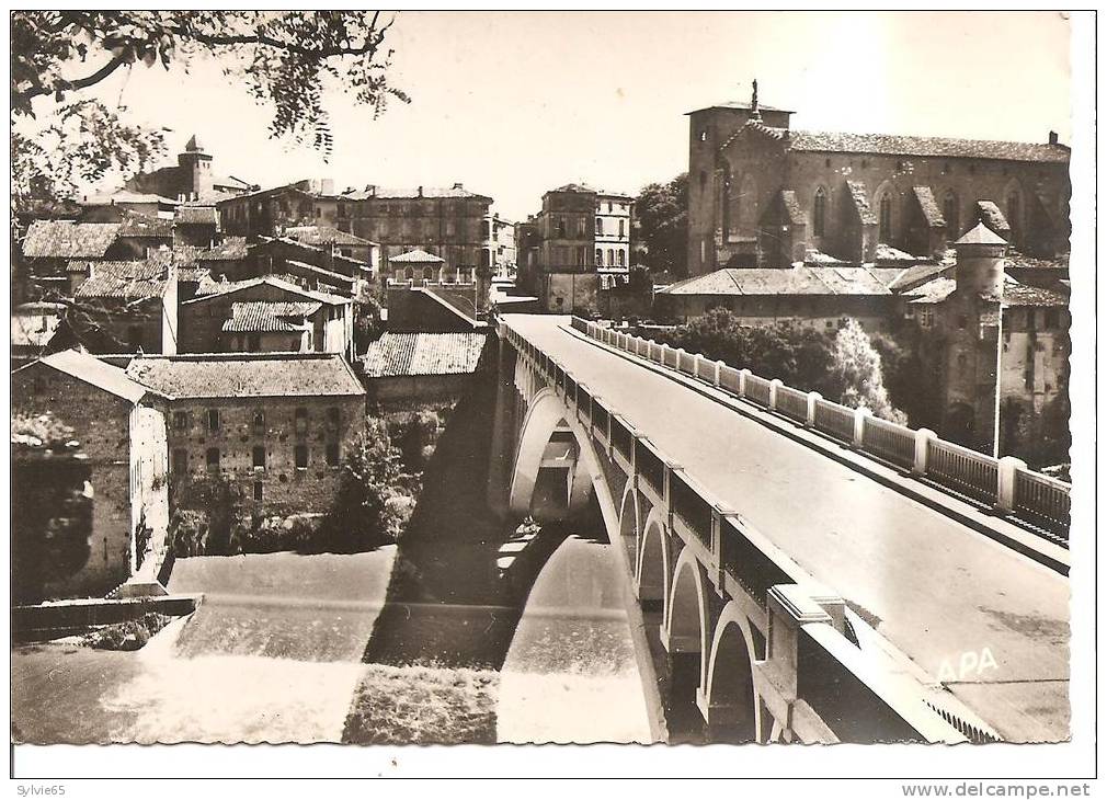 GAILLAC-le Pont Et L'abbaye St Michel - Gaillac