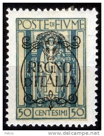 Fiume 1924 Regno D'Italia 50c MH - Lot. 34b - Fiume