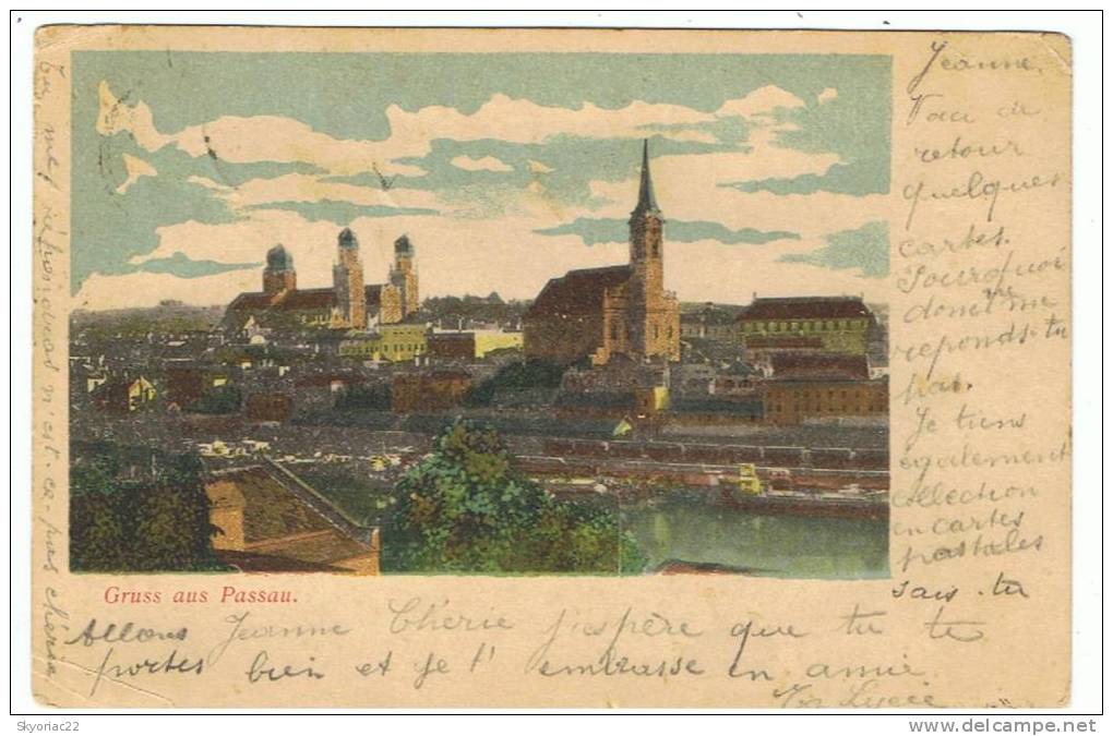 Gruss Au PASSAU --  1902 - Passau