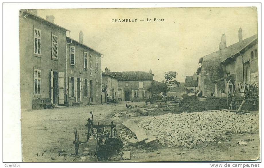 54/CHAMBLEY La Poste (OUTILS AGRICOLES) - Chambley Bussieres