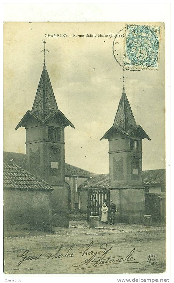 54/CHAMBLEY - Ferme Sainte Marie (Entrée) - Chambley Bussieres