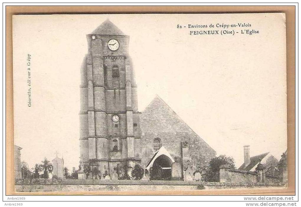 60     Environs De Crepy En Valois   FEIGNEUX L´église - Autres & Non Classés