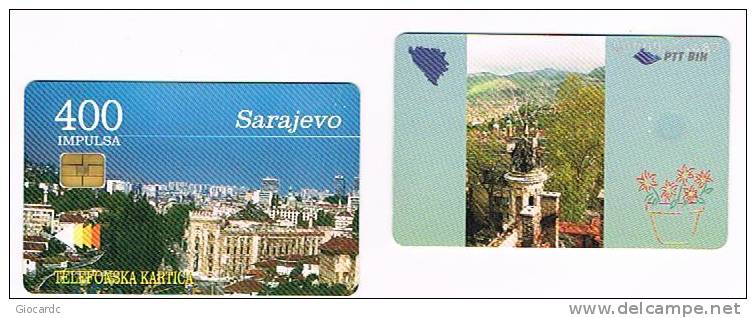 BOSNIA -  PTT BIH (CHIP) - 1997 VIEW OF SARAJEVO - USED °  -  RIF. 3028 - Paesaggi